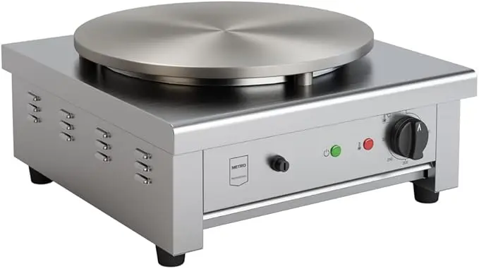 Professioneller METRO Professional GCP1040 Crepe-Maker aus Edelstahl im Vergleich für nachhaltige Crepe-Maker.