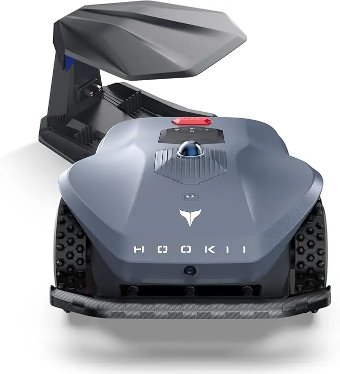 nachhaltige Mähroboter im Vergleich: Der Neomow X mit 3D LiDAR SLAM Technologie für Gärten bis 4000 qm.
