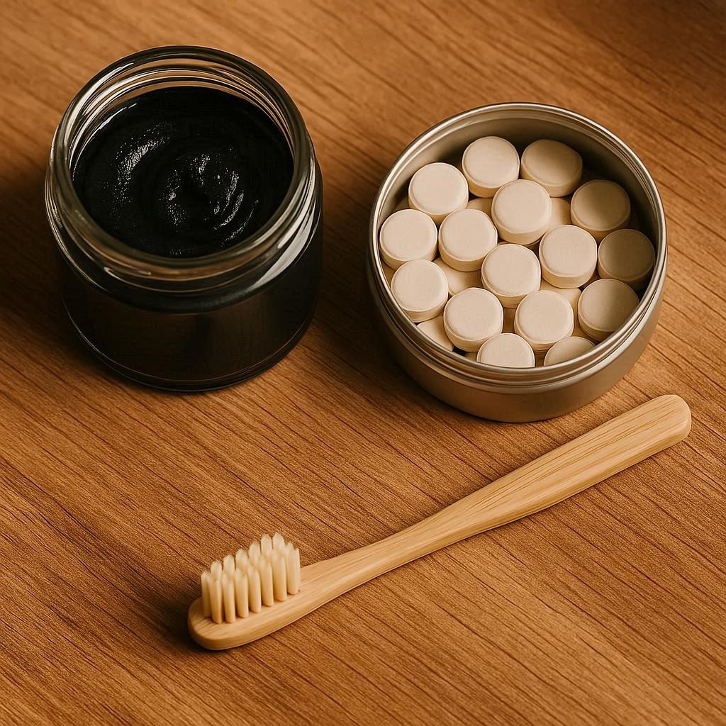 Fünf Modelle nachhaltige Zahnpasta im Vergleich (Fluorid & Fluoridfrei)