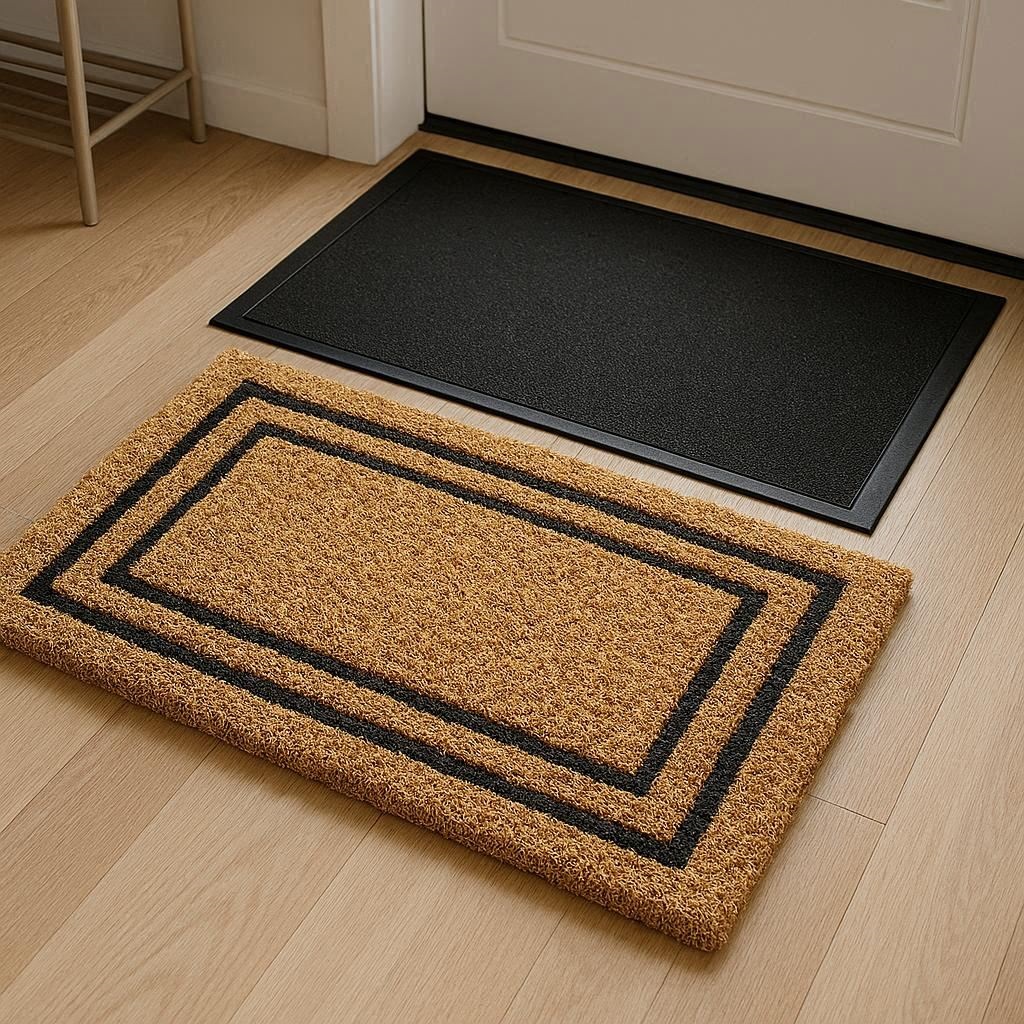 Nachhaltige Fußmatten im Vergleich: 5 langlebige Modelle aus Kokosfaser, Jute und Naturkautschuk.