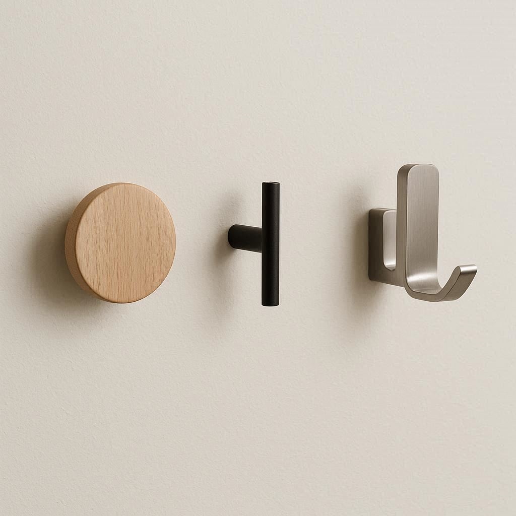 Nachhaltige Kleiderhaken im Vergleich: Die besten Haken aus Massivholz und rostfreiem Edelstahl für den Flur und das Bad.
