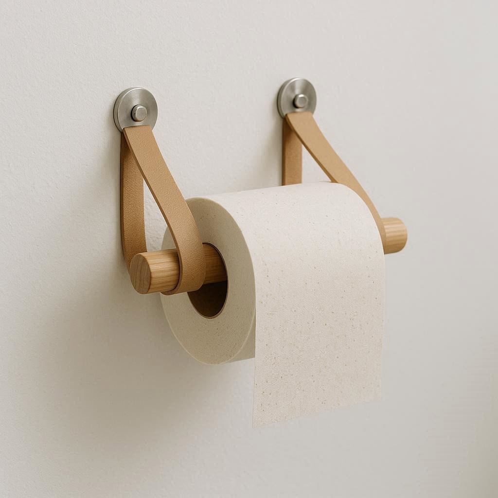 Nachhaltige Toilettenpapierhalter im Vergleich: Die besten Halter aus Massivholz, Edelstahl und Leder für ein modernes, rostfreies Bad.