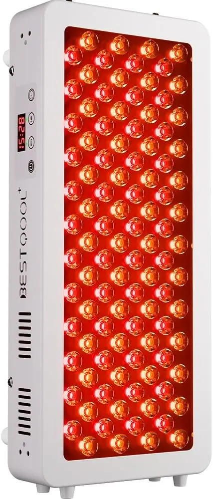 Das BestQool Pro100 als Beispiel für nachhaltige Rotlichttherapie-Panels mit ClimatePartner-Zertifizierung.
