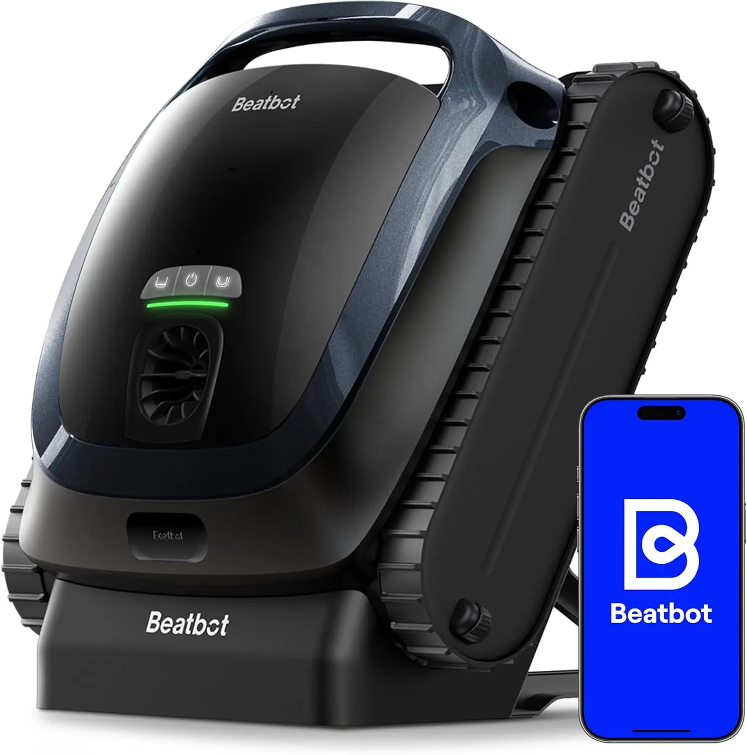 Der Beatbot AquaSense 2 als hochmoderner nachhaltige Poolroboter zur effizienten Reinigung großer Schwimmbecken.