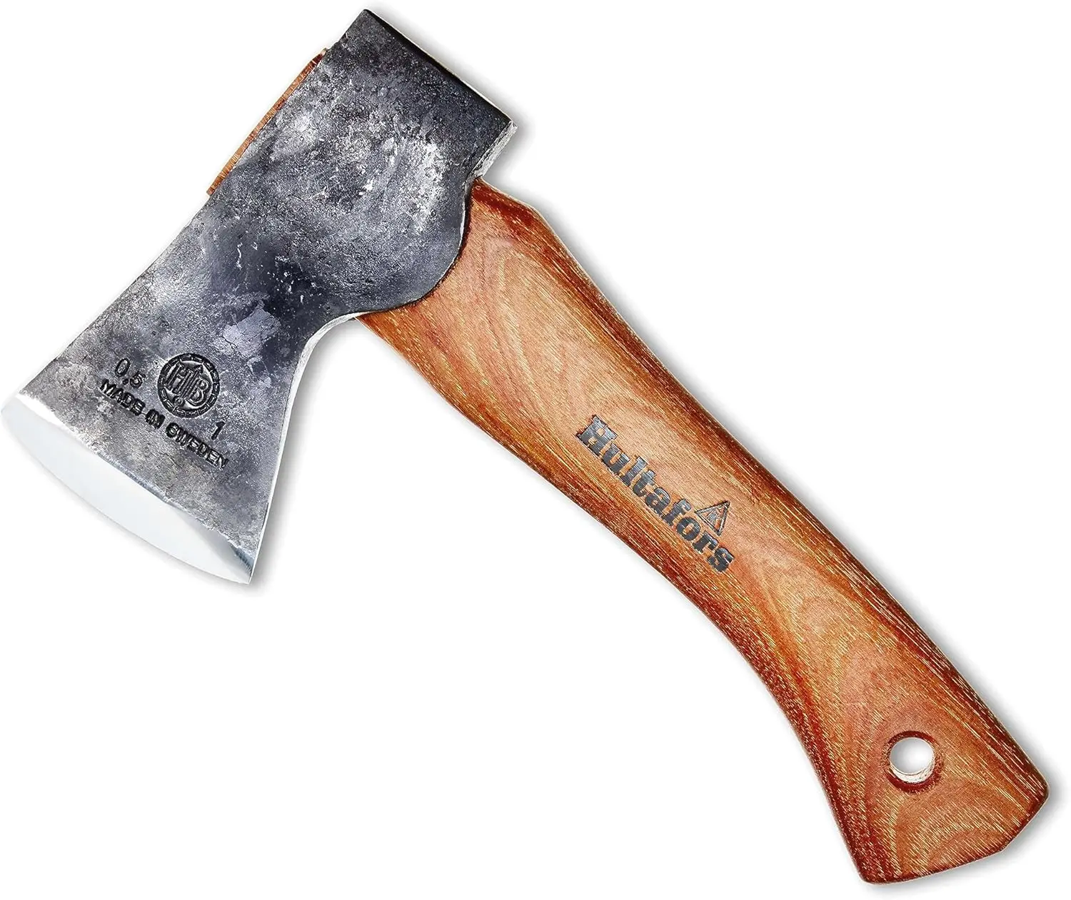 Das kompakte handgeschmiedete Hultafors Ågelsjön Beil als nachhaltige Bushcraft-Äxte Modell.
