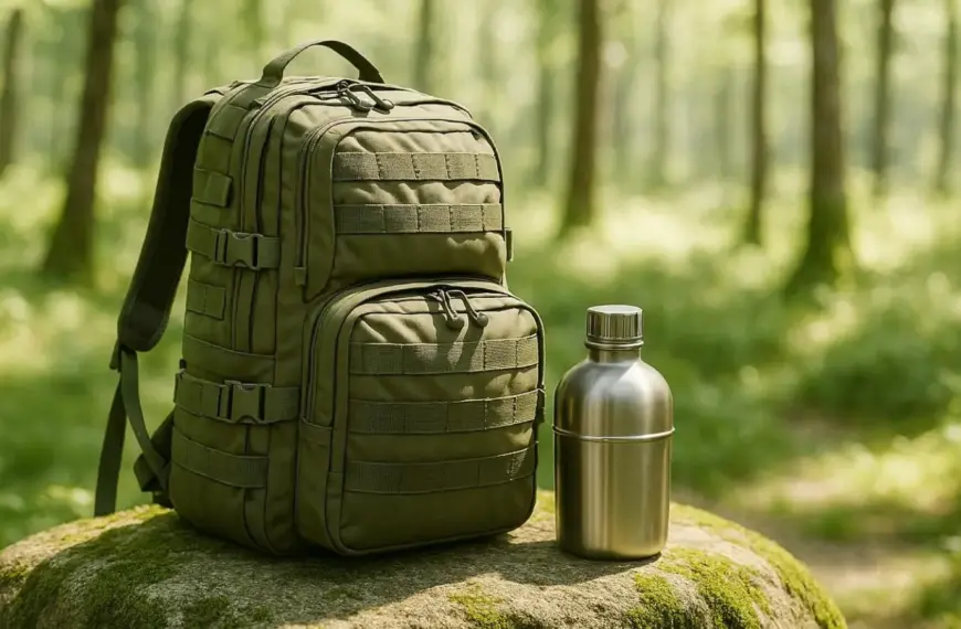 Ein hochwertiger Vergleich zeigt, wie nachhaltige Bushcraft-Rucksäcke durch extreme Langlebigkeit und Materialgüte die Umwelt schützen.