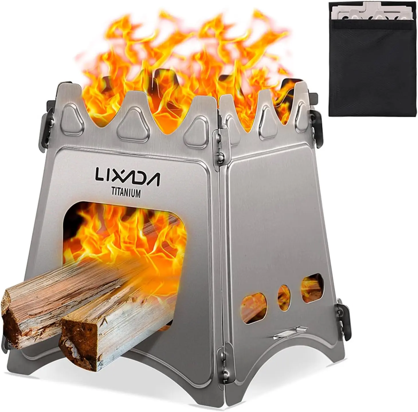 Der Lixada Titan-Kocher zeigt im Vergleich, wie nachhaltige Hobo-Kocher durch das Holzvergaser-Prinzip die Energieausbeute maximieren.