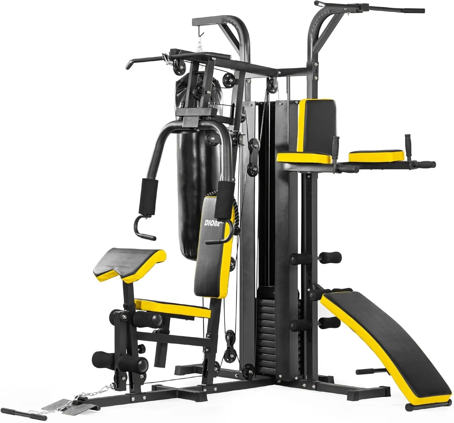 Ein detaillierter Check zeigt, wie nachhaltige Kraftstationen von Dione durch ein massives Eigengewicht von 191 kg und legierten Stahl für maximale Stabilität sorgen.