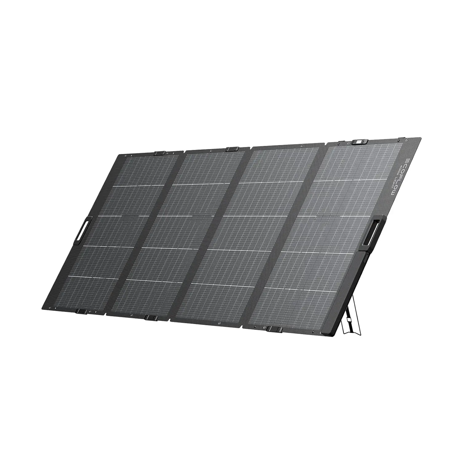 Das bifaziale Design der nachhaltigen Solar-Panels von EF ECOFLOW ermöglicht eine hocheffiziente Energiegewinnung für Garten und Camping.