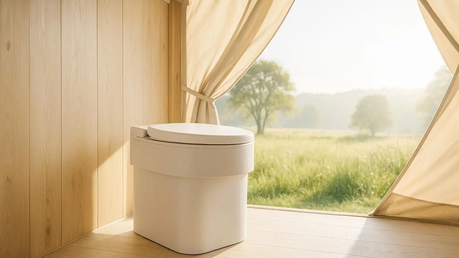Ein hochwertiger Vergleich zeigt, wie nachhaltige Trenntoiletten ohne Chemie und Wasser beim Camping die Umwelt schonen.