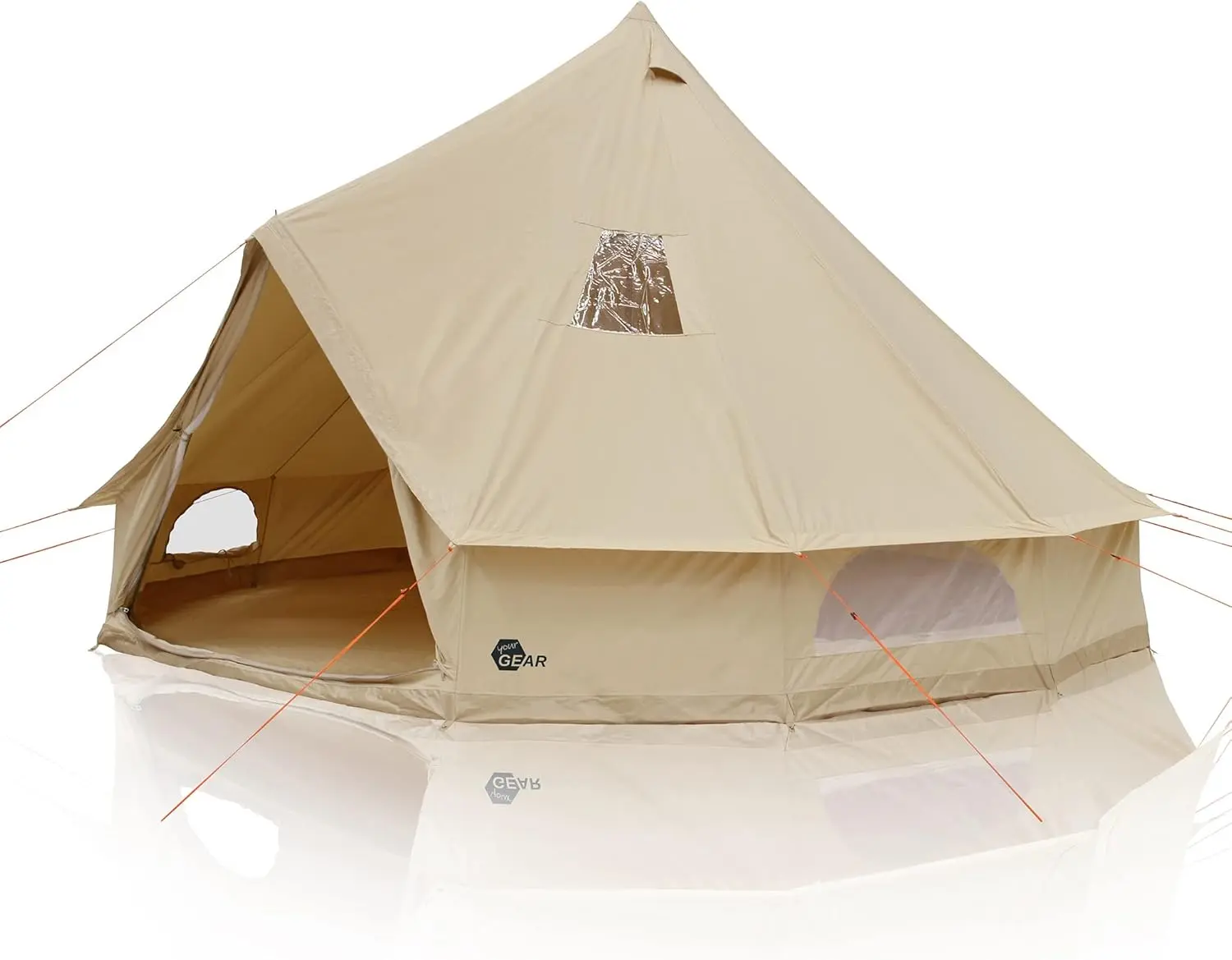 Ein fachlicher Check zeigt das your GEAR Desert Pro Tipi aus Mischgewebe mit 10.000 mm Wassersäule als langlebige Lösung für nachhaltige Baumwollzelte.