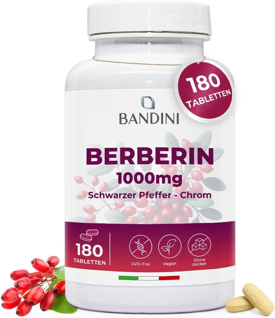 Ein fachlicher Check zeigt, wie nachhaltige Berberin-Präparate von Bandini durch die Ergänzung mit Chrom und schwarzem Pfeffer eine effiziente Unterstützung für den Stoffwechsel bieten.