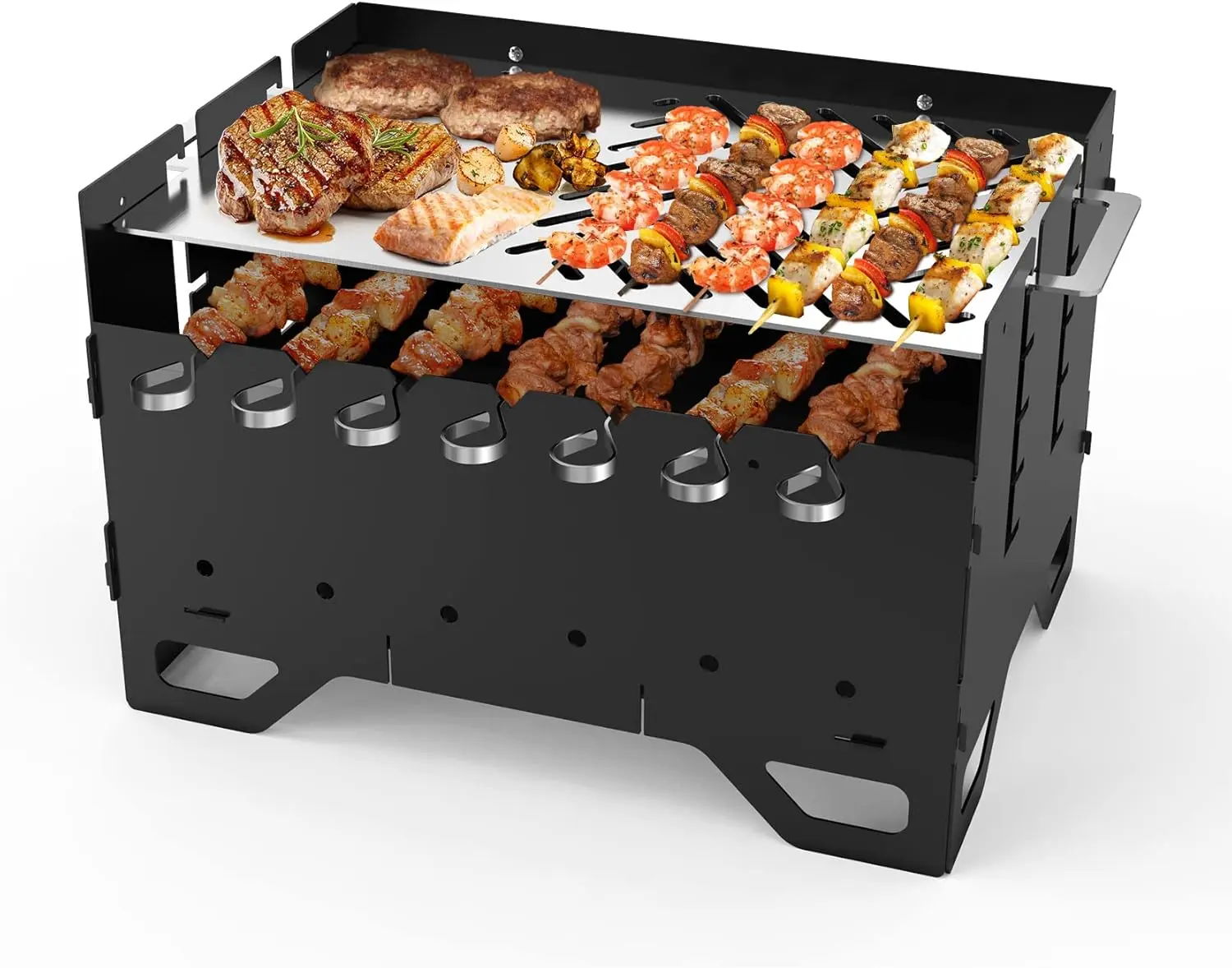 Ein fachlicher Check zeigt, wie nachhaltige Mangal-Grills von Onlyfire durch eine integrierte Plancha-Grillplatte und rostfreien 430er Stahl überzeugen.