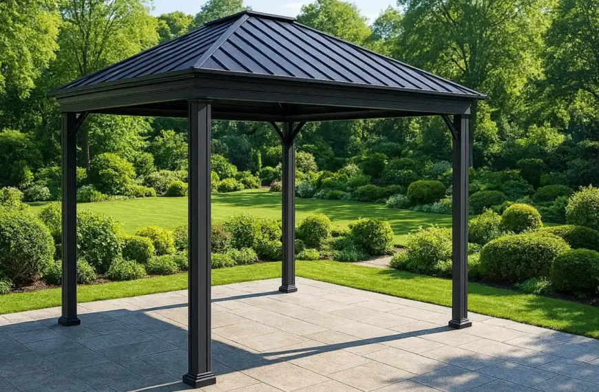 Ein umfassender Vergleich zeigt, wie nachhaltige Pavillons aus massiven Metallkonstruktionen eine langlebige und wetterfeste Lösung für den Außenbereich bieten.