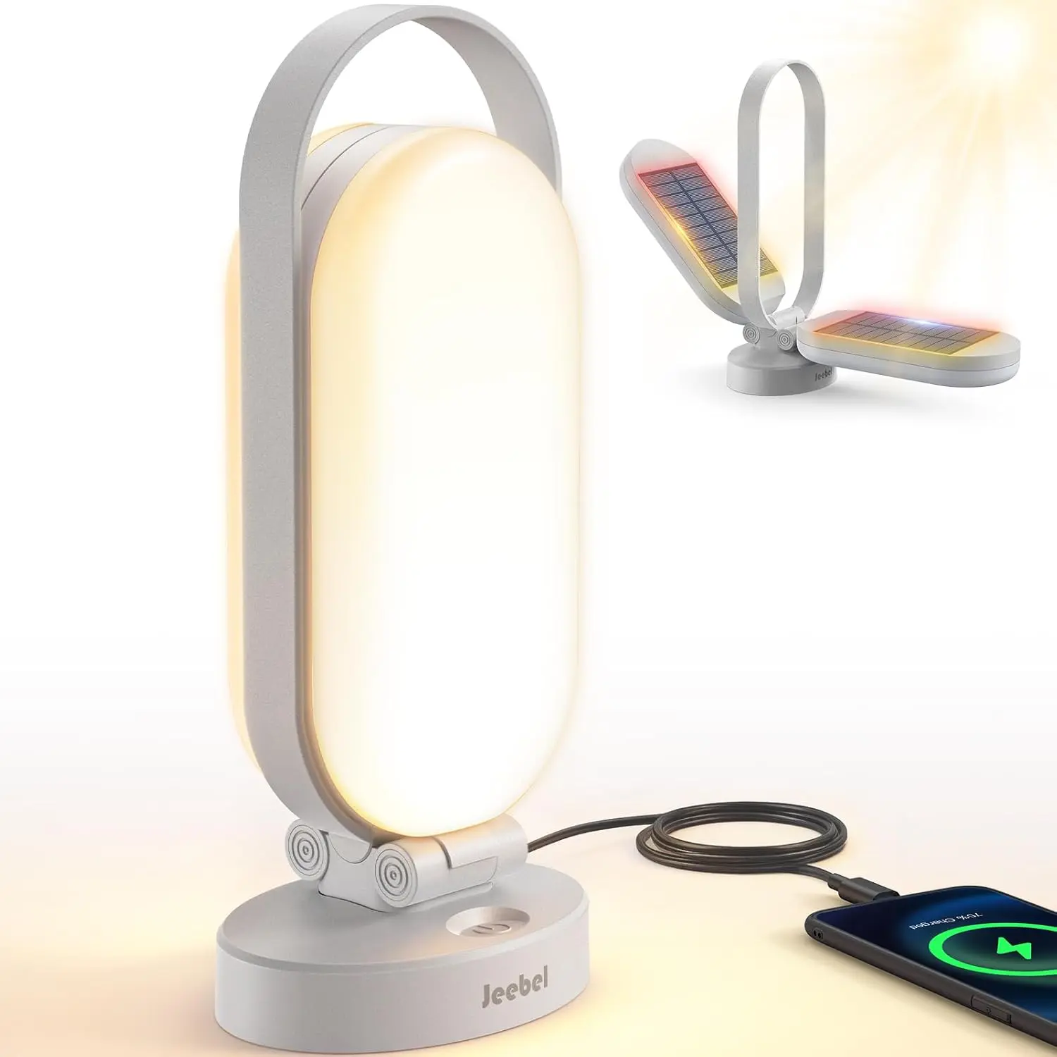 Ein technischer Check zeigt die Jeebel Solar-Campinglaterne als vielseitige Lösung für nachhaltige Solar-Campinglampen mit IP55-Schutz und einstellbarer Farbtemperatur.