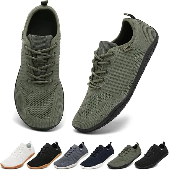 Ein fachlicher Vergleich zeigt, wie nachhaltige Barfußschuhe von Geweo durch ein modisches Sneaker-Design und zertifizierte Recycling-Materialien überzeugen.