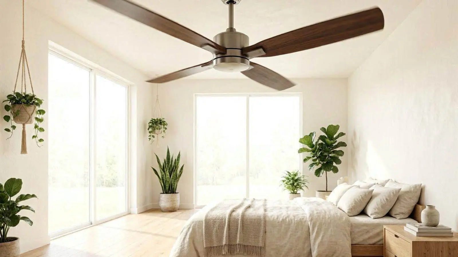 Ein fachlicher Vergleich zeigt, wie nachhaltige Deckenventilatoren durch moderne DC-Motoren und Holzflügel zur Energieeinsparung im Haushalt beitragen.