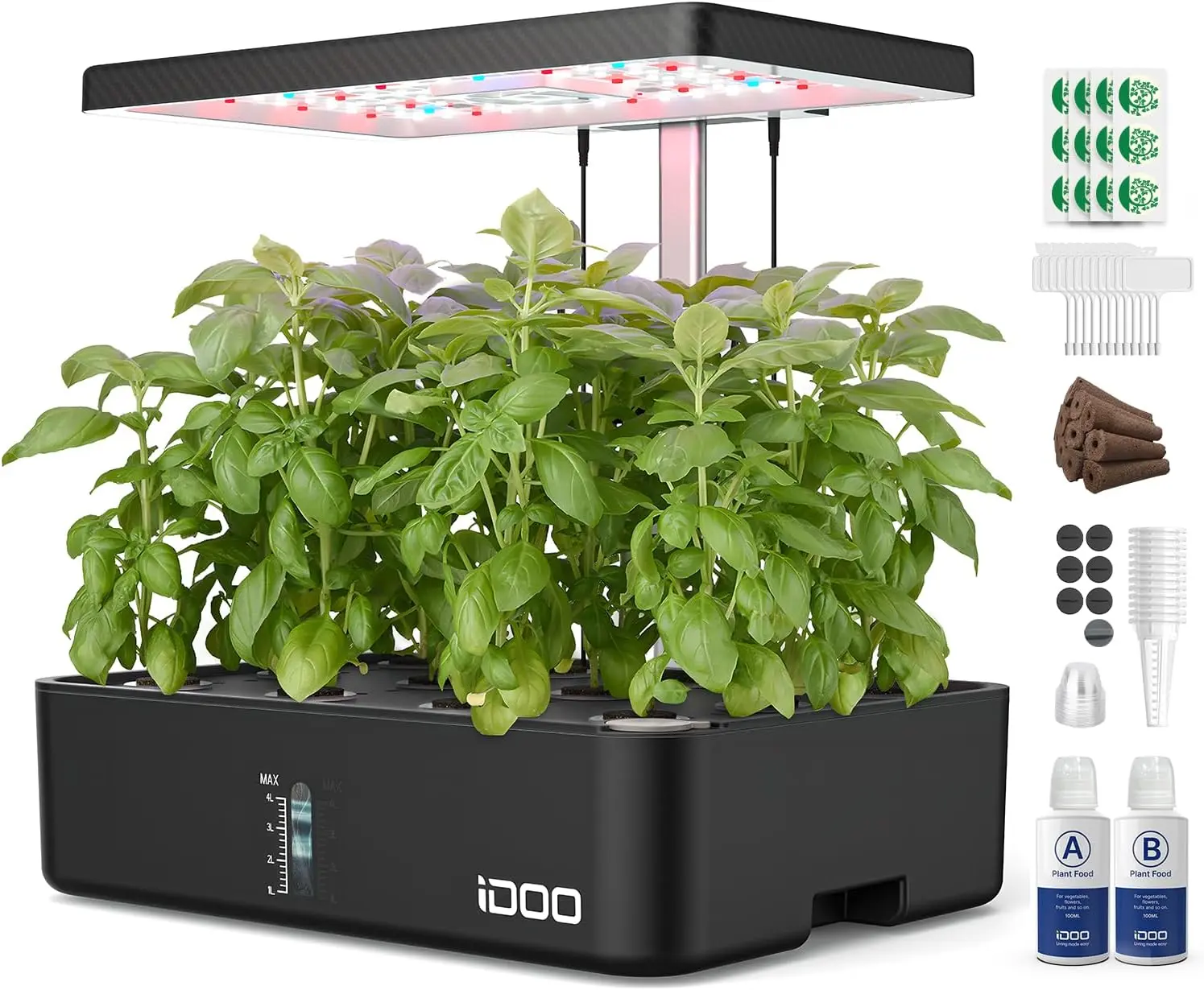 Ein fachlicher Vergleich zeigt, wie nachhaltige Smart Indoor Gardens von iDOO durch ein integriertes Belüftungssystem und effiziente Hydroponik überzeugen.