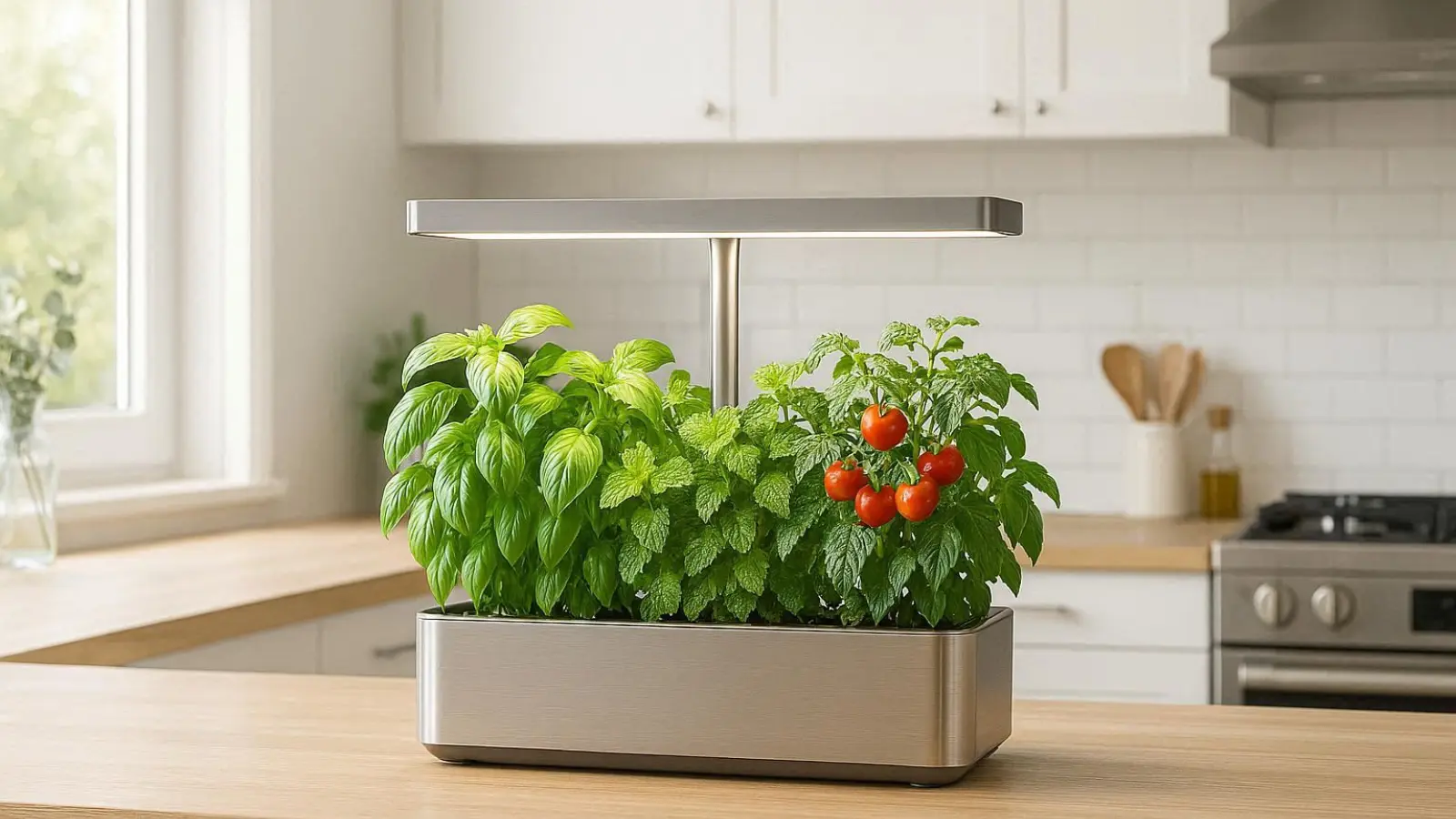 Ein fachlicher Vergleich zeigt, wie nachhaltige Smart Indoor Gardens durch LED-Technik und Hydroponik eine ganzjährige Ernte in der eigenen Küche ermöglichen.
