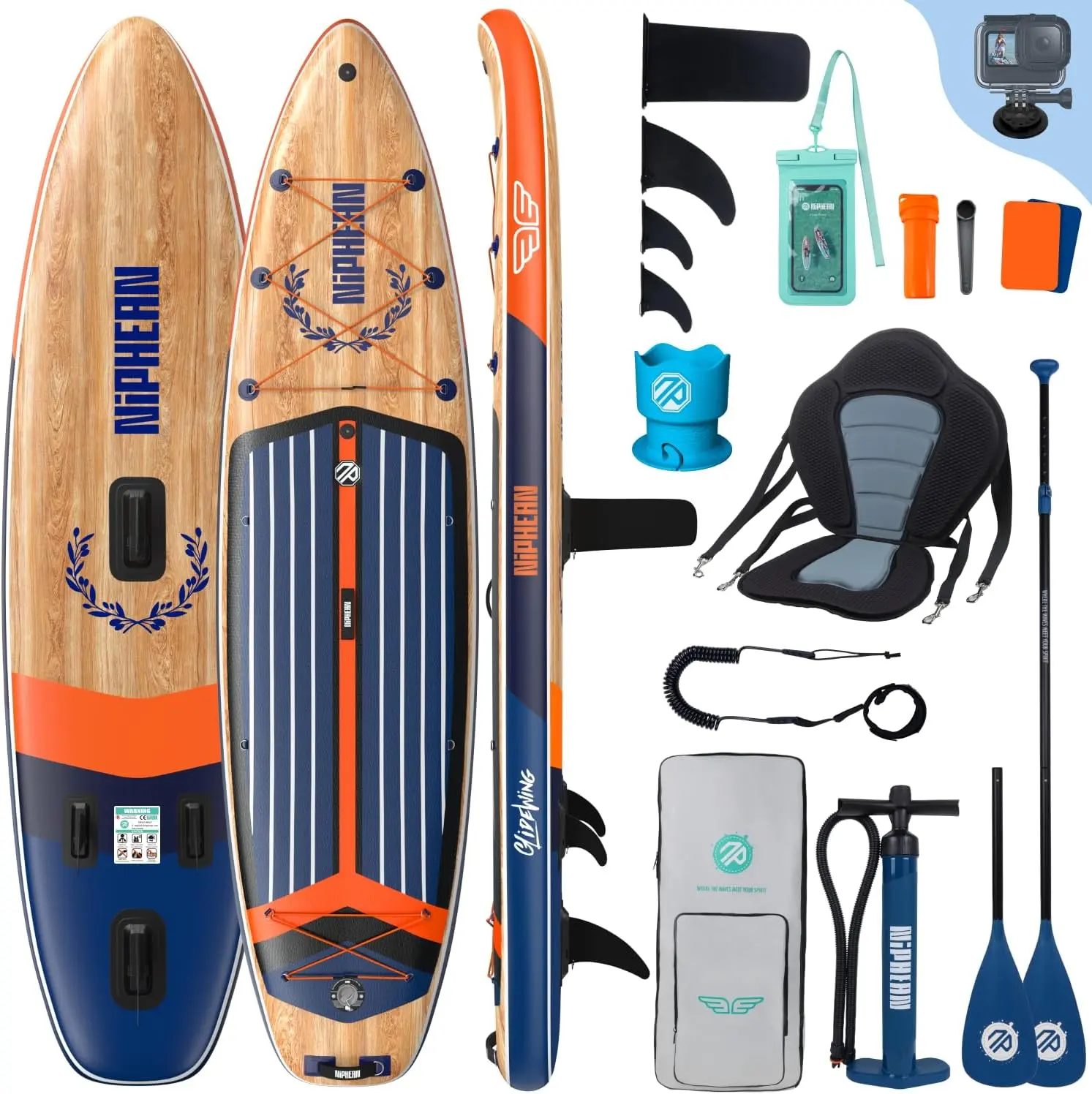 Ein fachlicher Vergleich zeigt, wie nachhaltige Stand Up Paddle Boards von Niphean durch Recycling-Materialien und eine Tragkraft von 250 kg überzeugen.