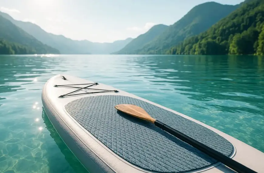 Ein fachlicher Vergleich zeigt, wie nachhaltige Stand Up Paddle Boards durch langlebige Bauweise oder recycelte Materialien die Umwelt schonen.