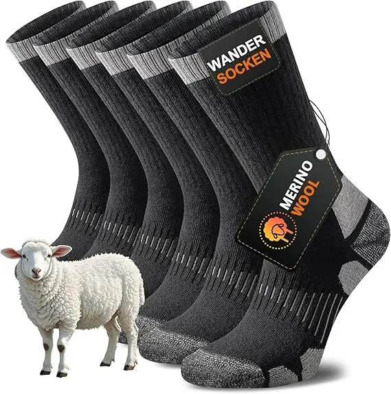 Ein fachlicher Vergleich zeigt, wie nachhaltige Wandersocken von Niorasen durch OEKO-TEX Zertifizierung und natürlichen Temperaturausgleich überzeugen.