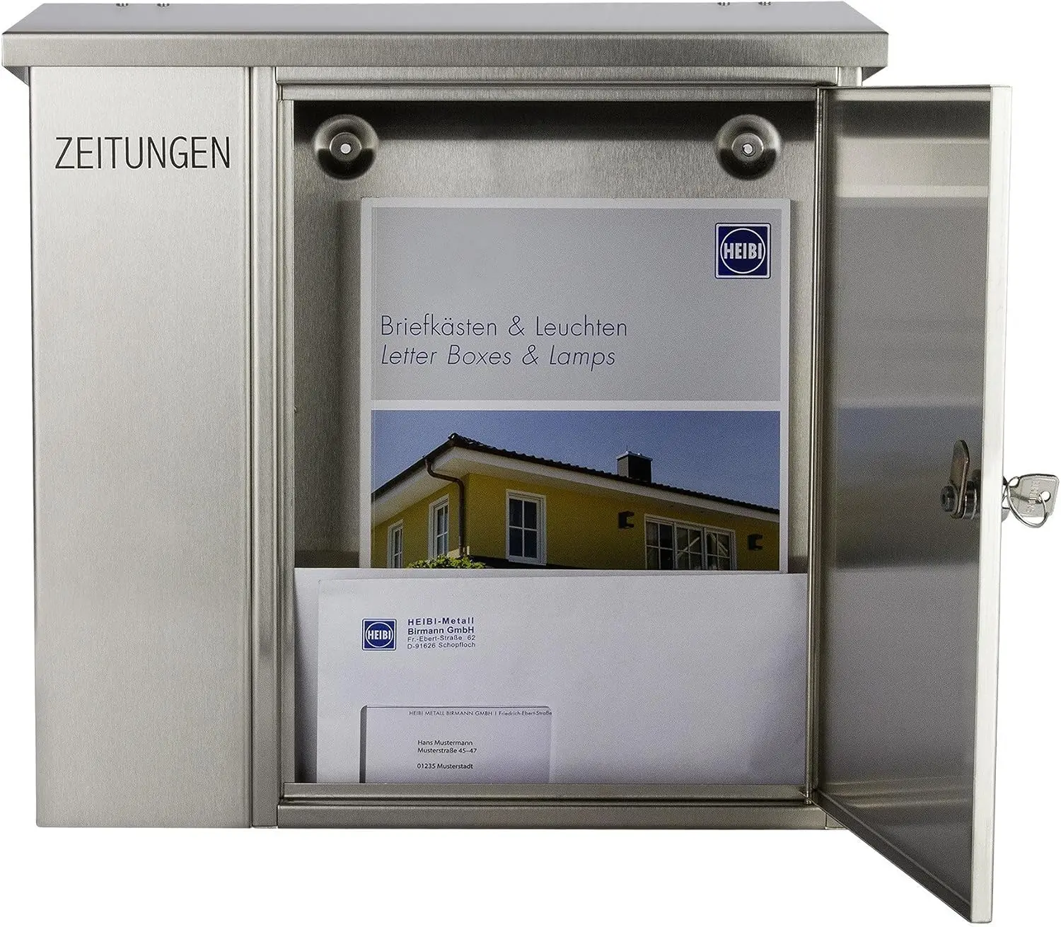 Ein fachlicher Vergleich zeigt den Heibi Edelstahl-Briefkasten 43661 als langlebige und hochwertige Lösung für die Post