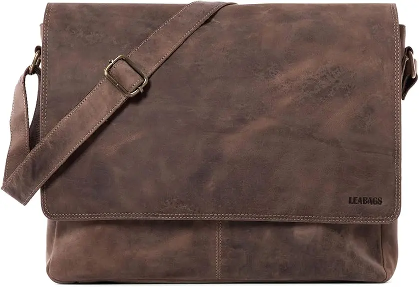 Die LEABAGS Oxford Laptoptasche aus echtem Leder im fachlichen Vergleich für Büro und Alltag