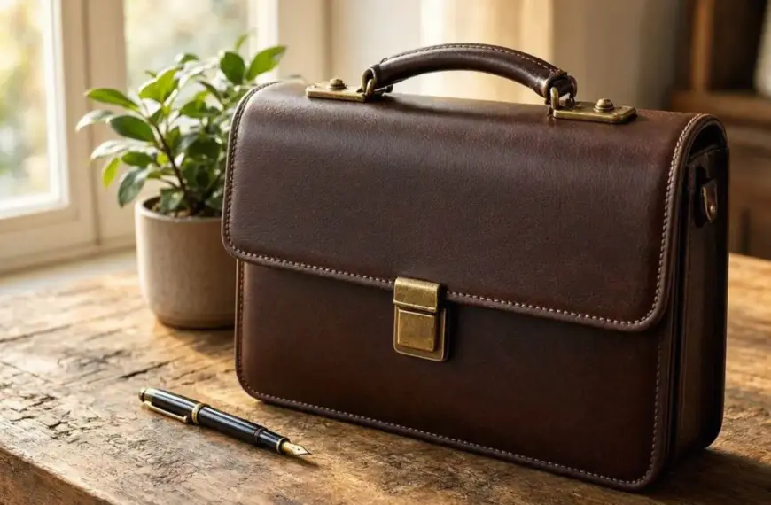 Ein fachlicher Vergleich zeigt nachhaltige Ledertaschen aus echtem Leder als langlebige und stilvolle Begleiter für den Alltag
