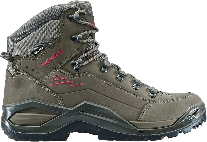 Ein fachlicher Vergleich zeigt die LOWA Renegade Evo GTX Mid Wanderstiefel als langlebigen Klassiker aus europäischer Fertigung