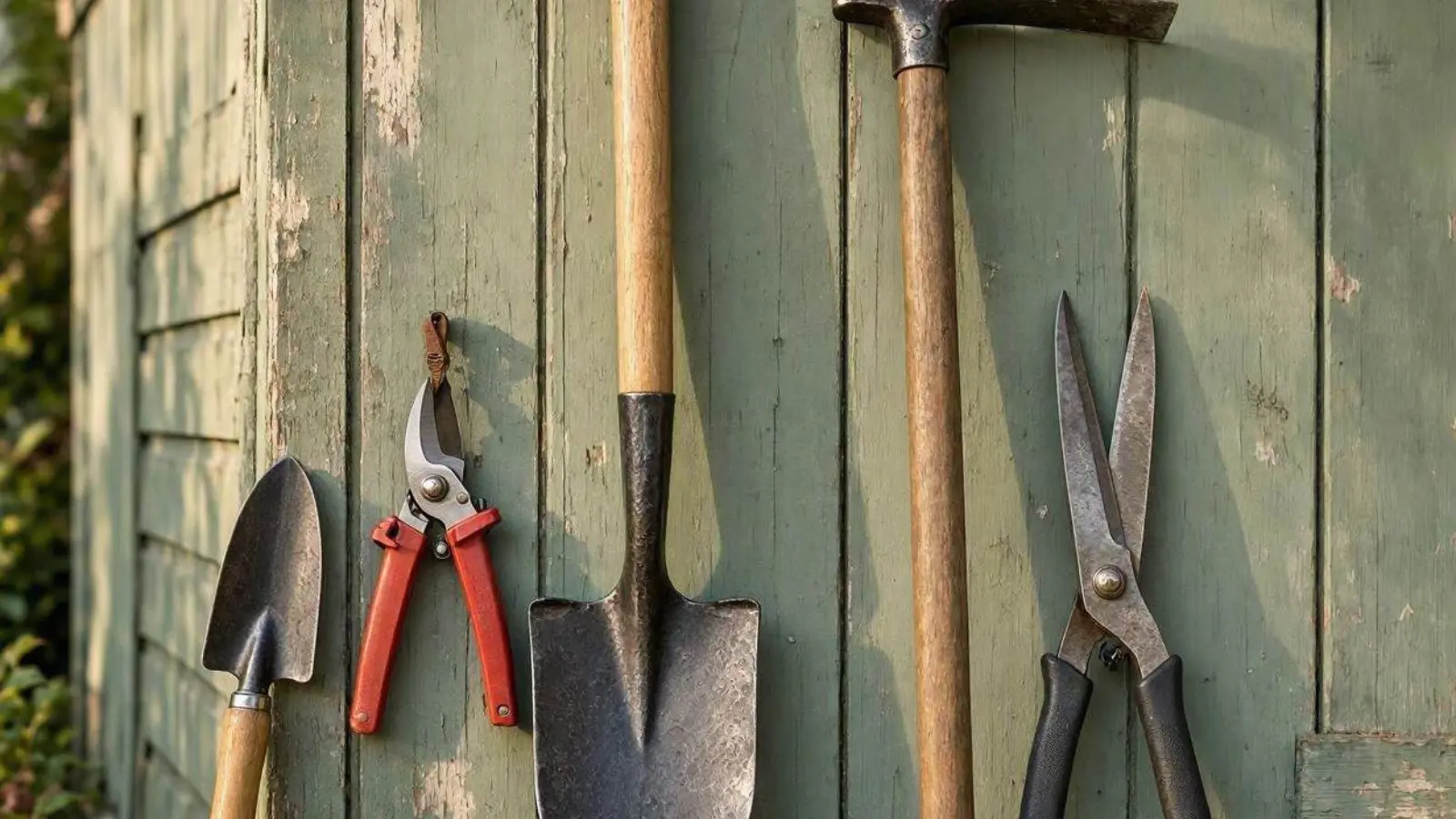 Ein fachlicher Vergleich zeigt nachhaltiges Gartenwerkzeug aus handgeschmiedetem Stahl und Eschenholz für eine lebenslange Qualität.