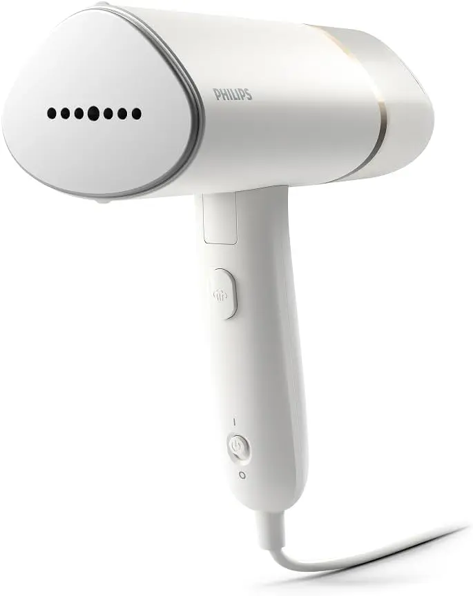 Ein fachlicher Vergleich zeigt Philips Steamer 3000 als nachhaltige Dampfglätter Lösung mit klappbarem Griff.