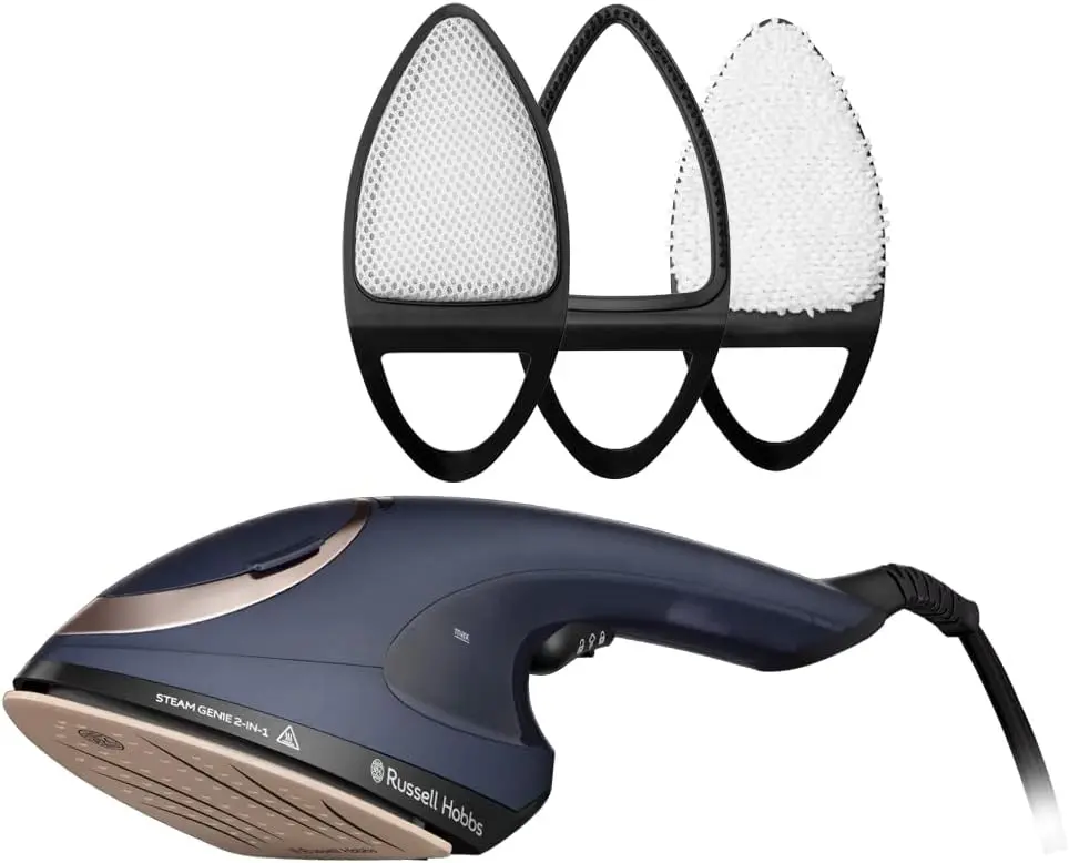 Ein fachlicher Vergleich zeigt Russell Hobbs Steam Genie als nachhaltige Dampfglätter Lösung mit 2-in-1-Bügelfunktion.