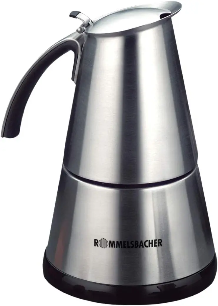 Ein fachlicher Vergleich zeigt Rommelsbacher EKO 364/E als nachhaltige Espressokocher Lösung mit elektrischem Zentralsockel.