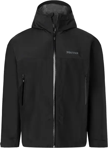 Ein fachlicher Vergleich zeigt Marmot Minimalist Pertex als nachhaltige Regenjacken für Männer Lösung aus Pertex Shield Revolve.
