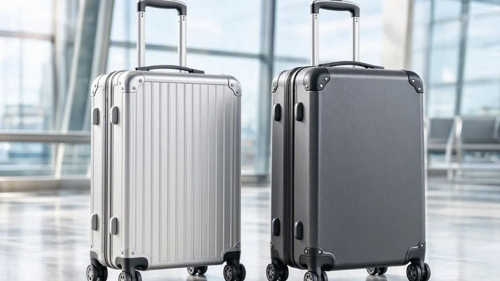 Ein fachlicher Vergleich zeigt nachhaltige Reisekoffer aus Aluminium und recycelten Materialien als langlebige Lösung für Vielflieger