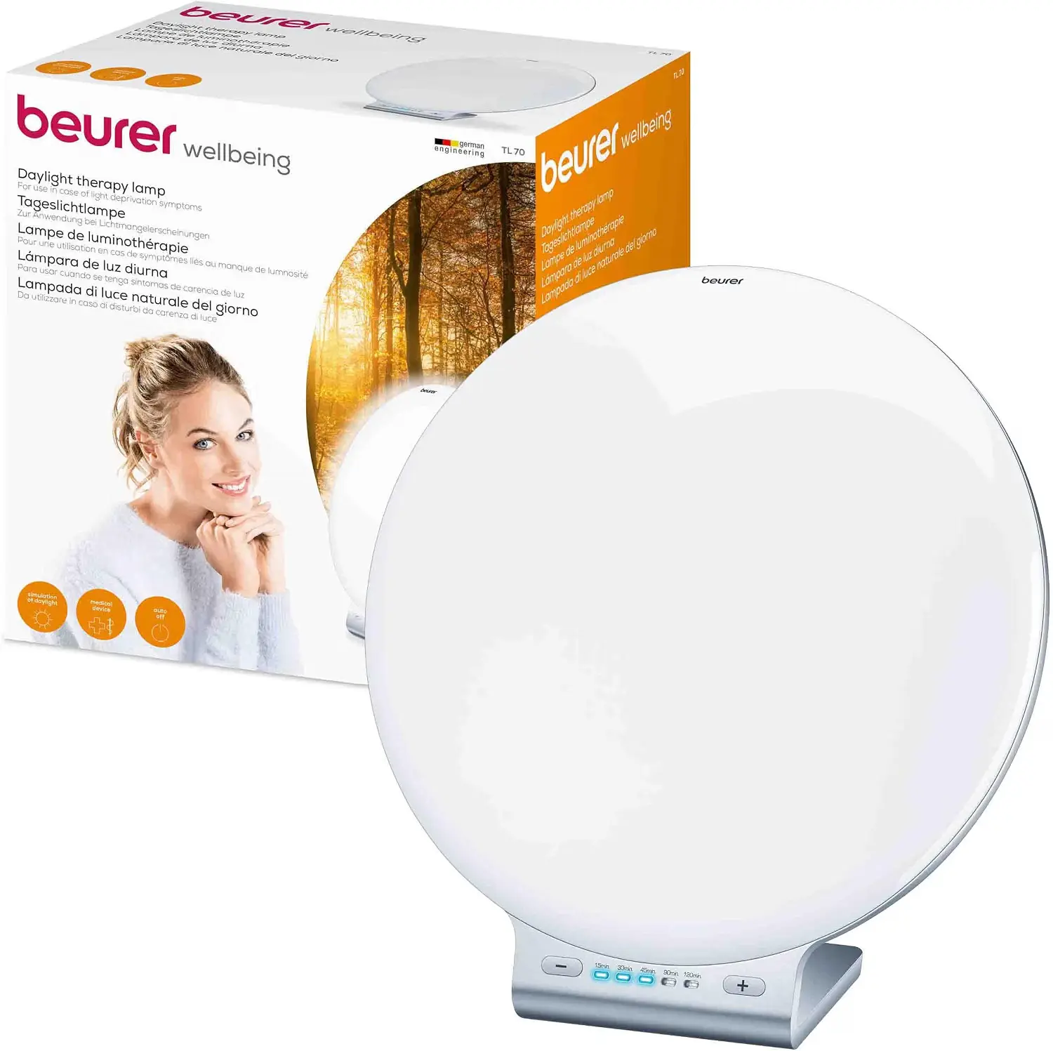 Ein fachlicher Vergleich zeigt Beurer TL 70 als nachhaltige Tageslichtlampen Lösung mit rundem Leuchtschirm