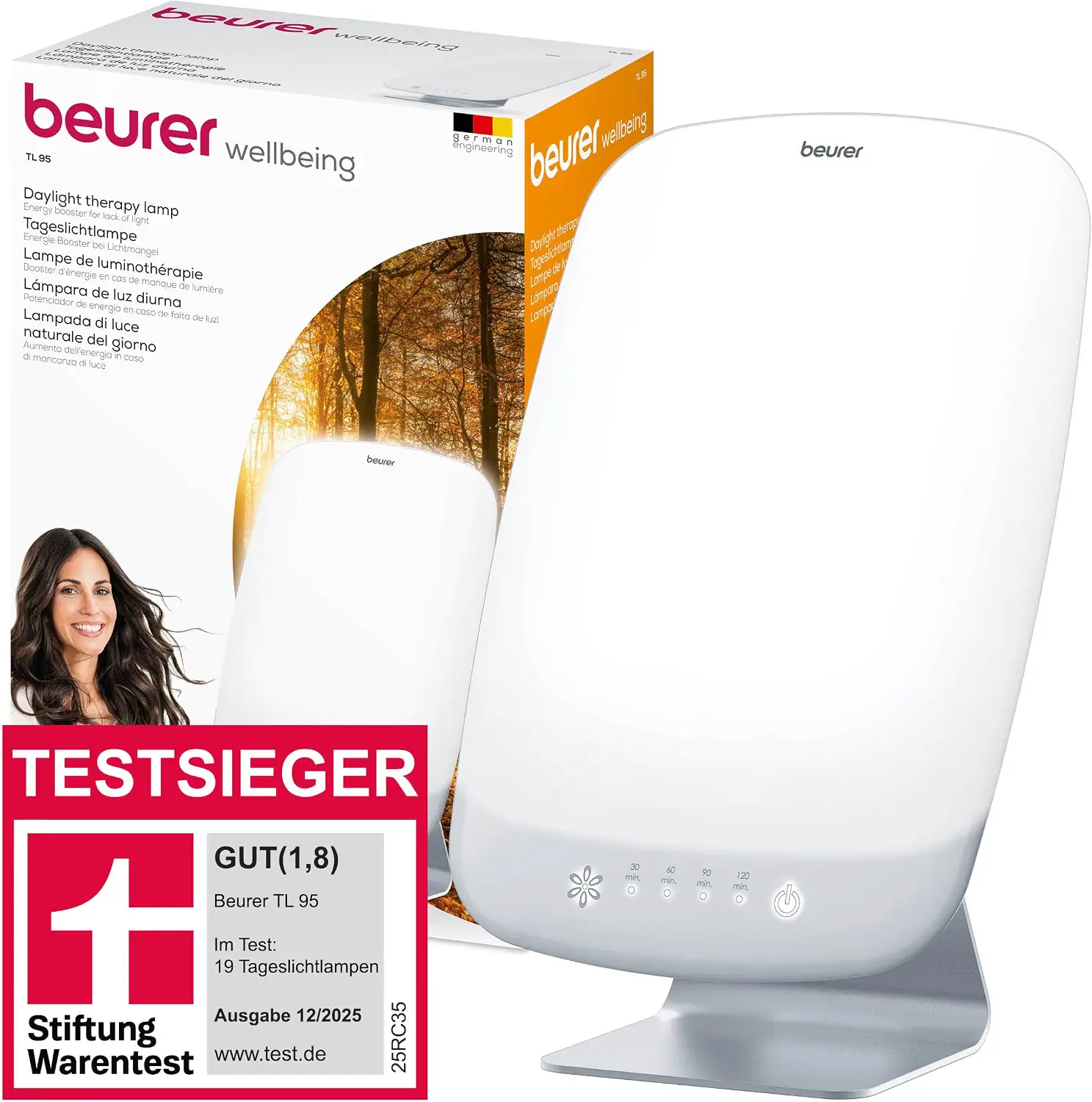 Ein fachlicher Vergleich zeigt Beurer TL 95 als nachhaltige Tageslichtlampen Lösung für mehr Energie an dunklen Tagen
