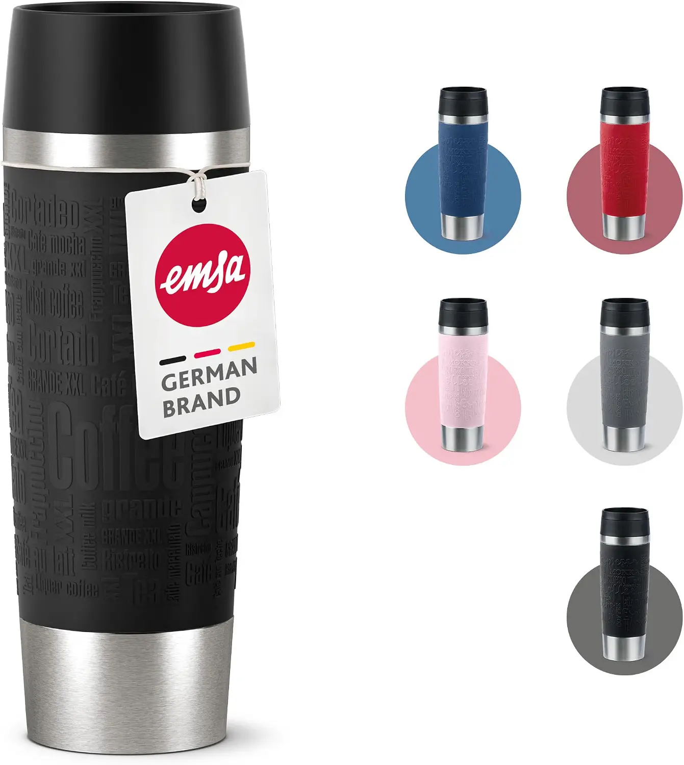 Ein fachlicher Vergleich zeigt EMSA Travel Mug Grande als nachhaltige Thermobecher Lösung für Heißgetränke unterwegs