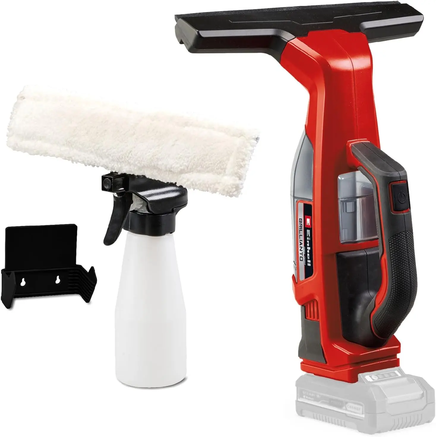 Ein fachlicher Vergleich zeigt Einhell BRILLIANTO als nachhaltige Fenstersauger Lösung mit Power X-Change Akku